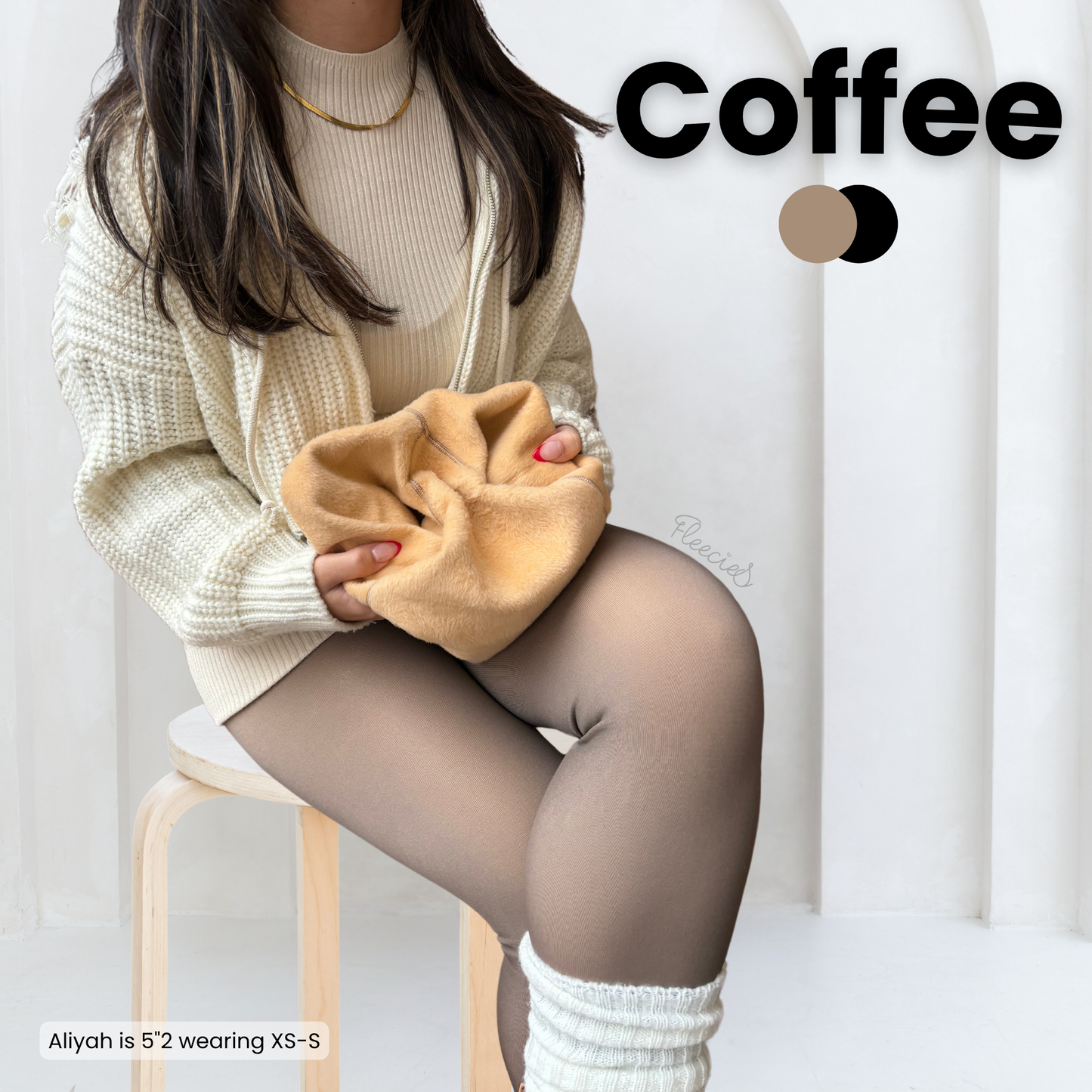 See-through Fleece-lined Tights