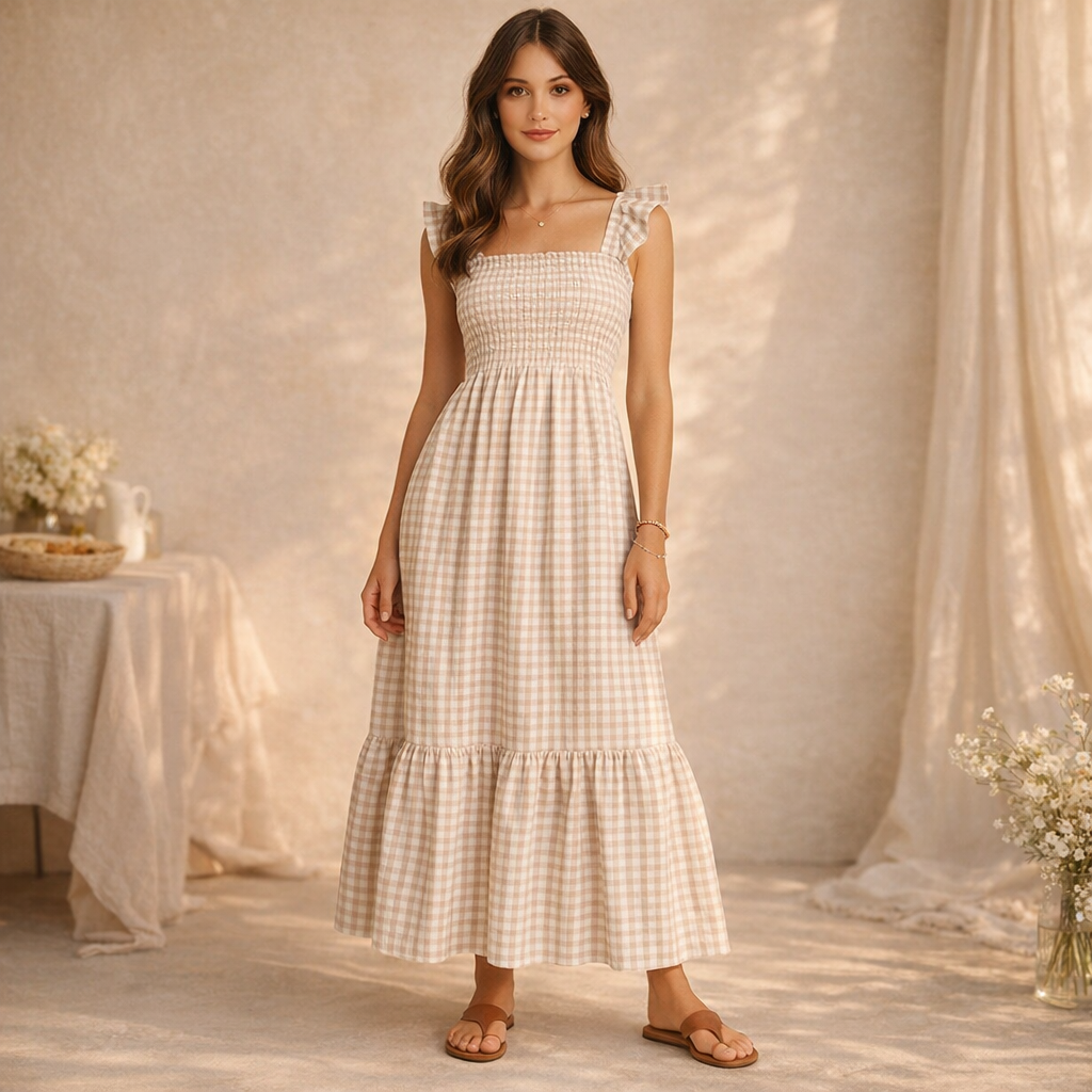 Kalera Gingham Maxi
