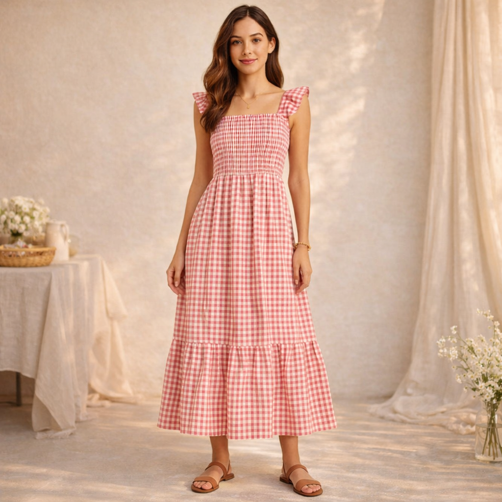 Kalera Gingham Maxi