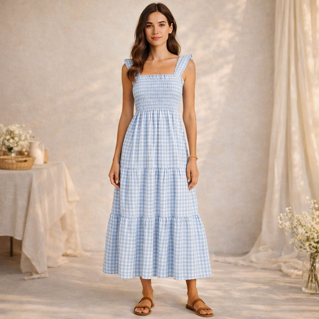 Kalera Gingham Maxi