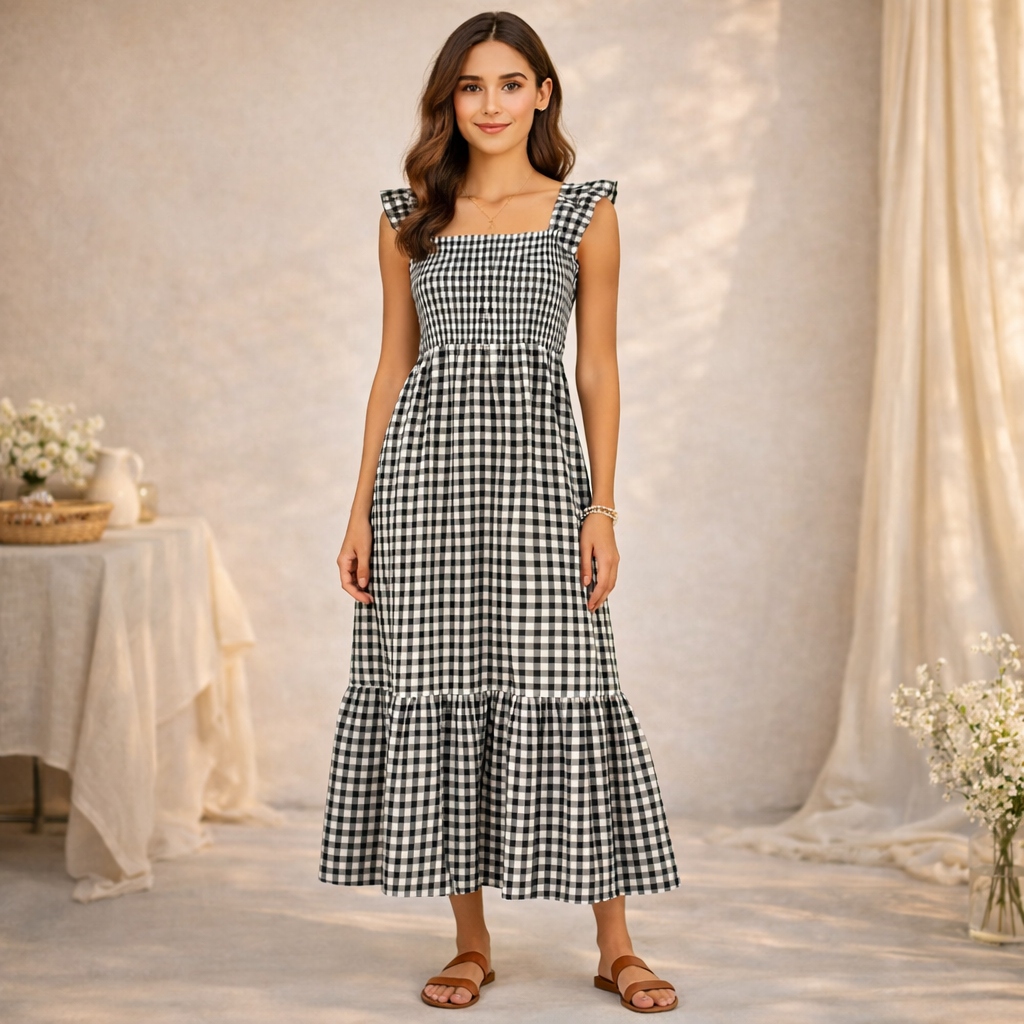 Kalera Gingham Maxi