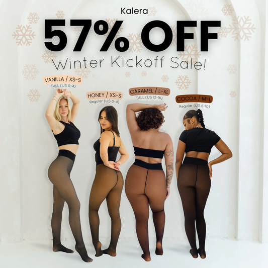 See-through Fleece-lined Tights